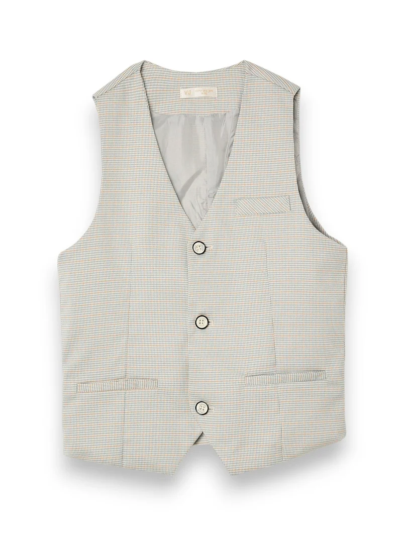 Victor And Jane  Neutral Waistcoat, Shirt, Shorts & Bow Tie Set for Men | Best Price UAE